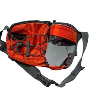 Yuoto Orange NWOT Hiking Waist  Fanny Pack w/Water Bottle Holder Reflective